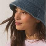 blue bucket hat